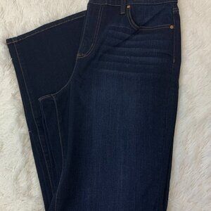 Kim Roger’s jeans womens SZ 14 dark wash boot cut  straight leg NWOT wes…